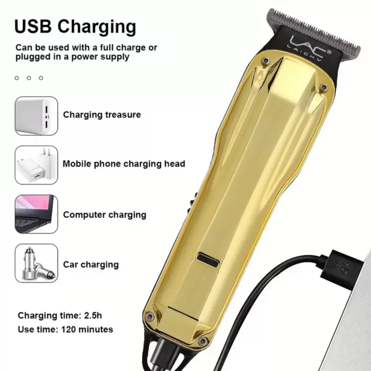 ماشین اصلاح موی سر و صورت لایچی مدل L-906