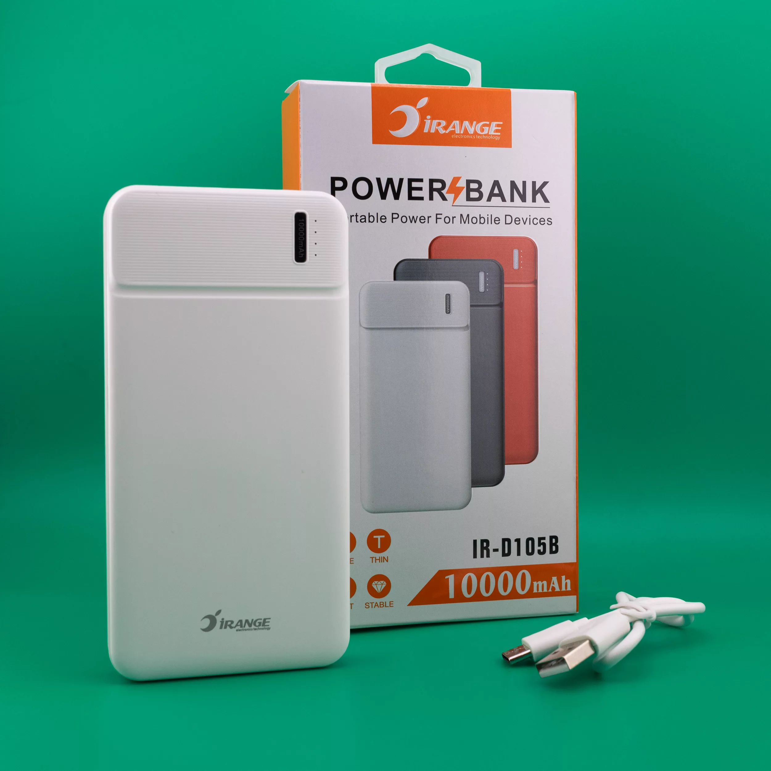 پاوربانک آیرنج مدل IR- D105B ظرفیت 10000 میلیآمپرساعت