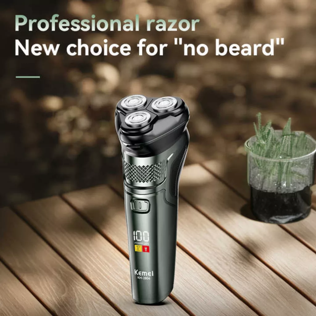 ست ماشین اصلاح موی صورت و بدن شارژی کیمی مدل KM-2804