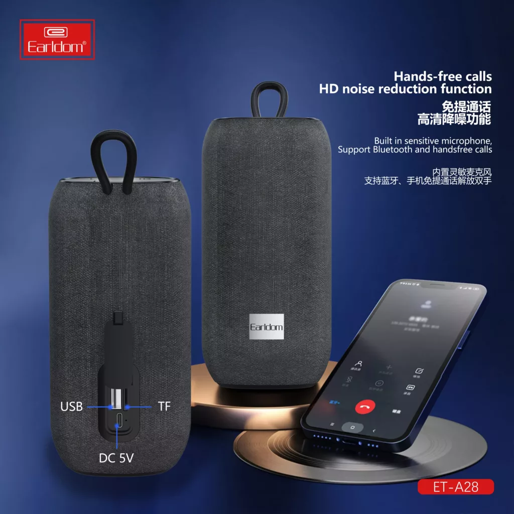 اسپیکر بلوتوثی ارلدام مدل A28