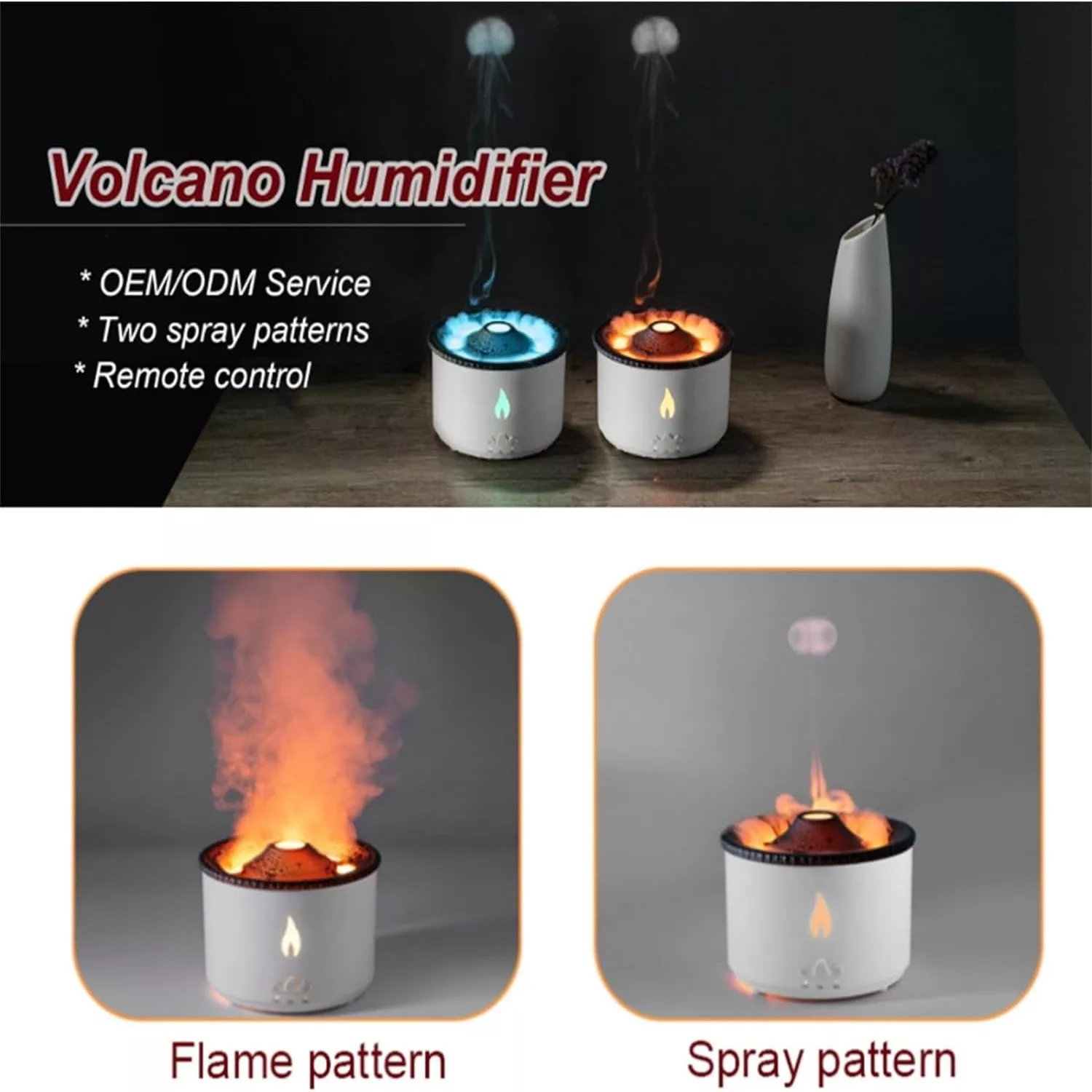 دستگاه بخور و رطوبت ساز سرد مدل آتشفشان