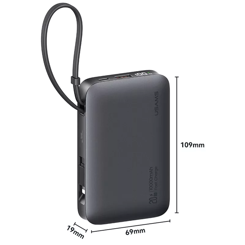 پاوربانک یوسمز مدل CD228 ظرفیت 10000 میلی آمپر