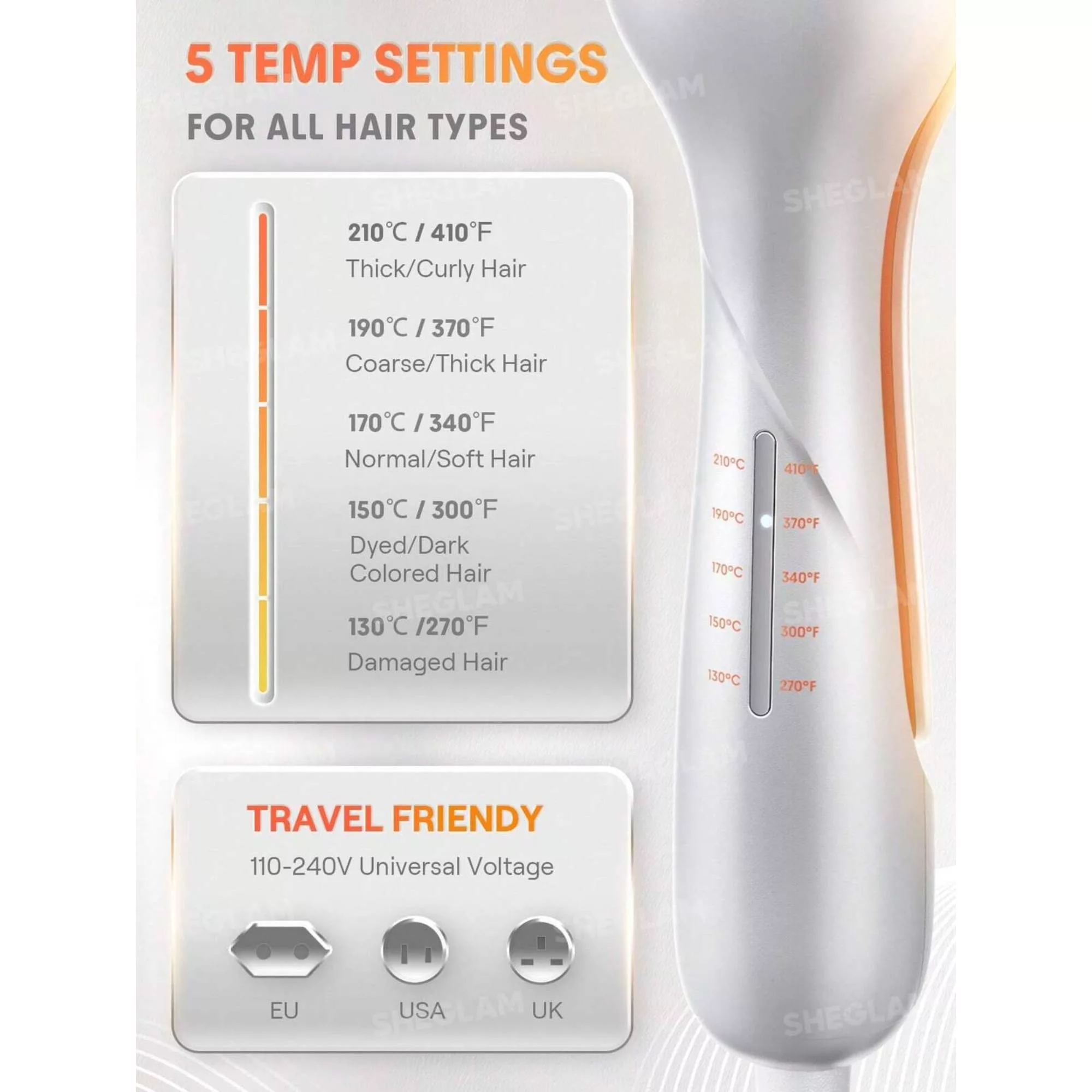 اتو مو شیگلم مدل Beach Babe