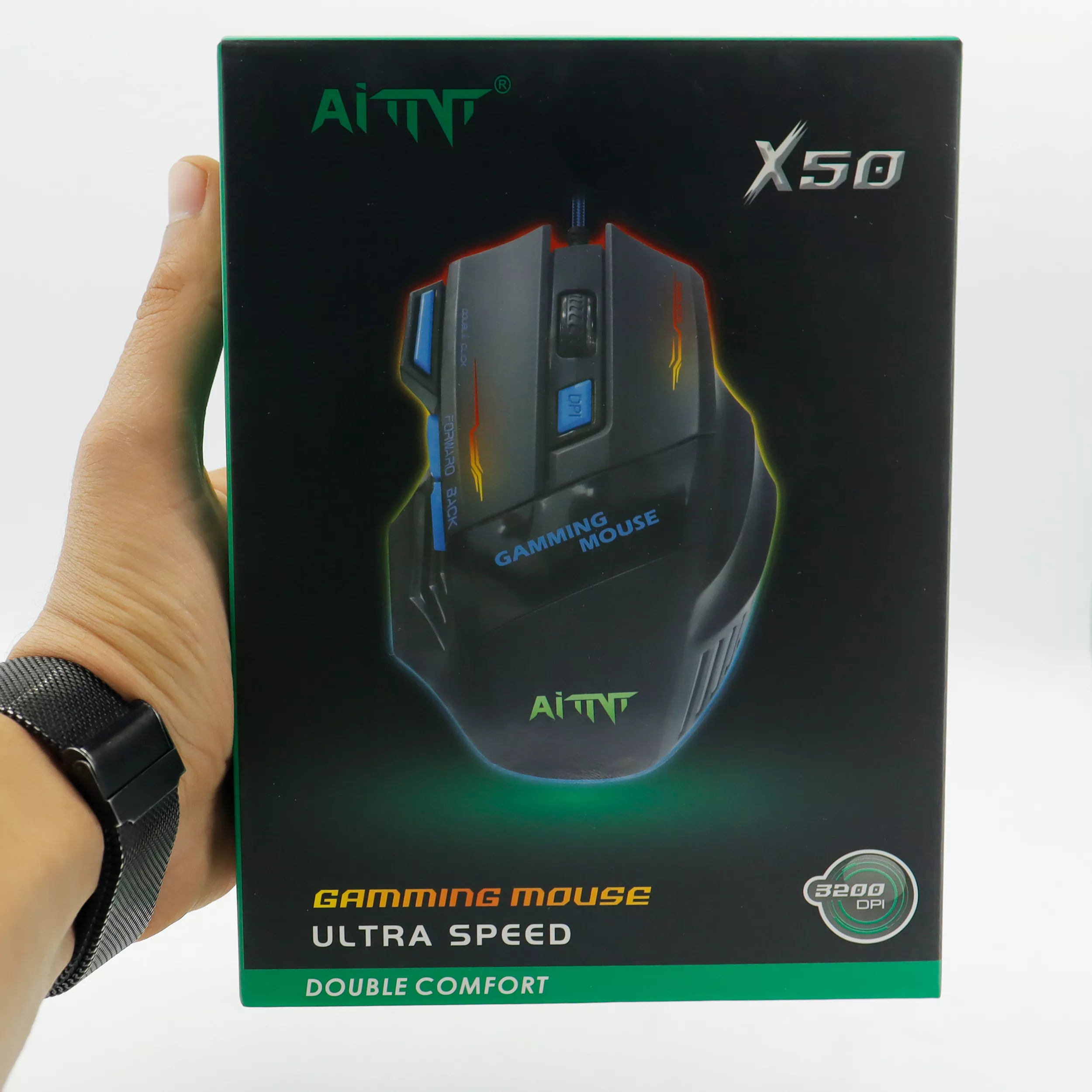 ماوس مخصوص بازی آی تی ان تی مدل RGB ULTRA SPEED X50 کد 2024