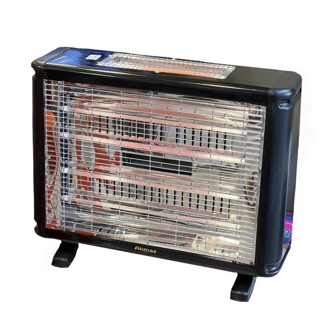 بخاری برقی آکماز مدل 6 المنته فن دار توربو