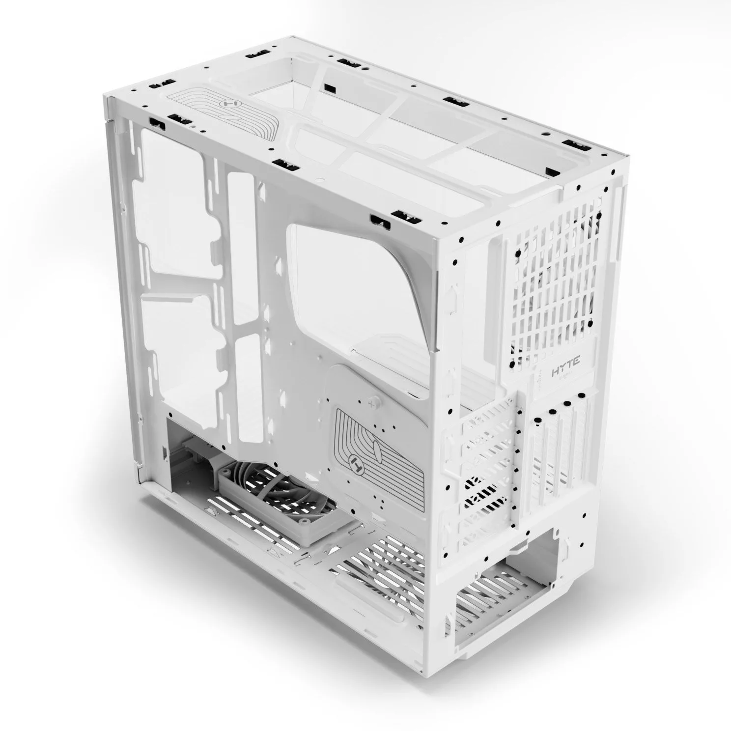 کیس کامپیوتر گیمینگ هایت مدل Y40 Snow White
