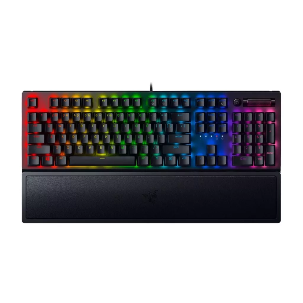 کیبورد مخصوص بازی ریزر مدل BLACKWIDOW V3 Chroma RGB With Green Switch