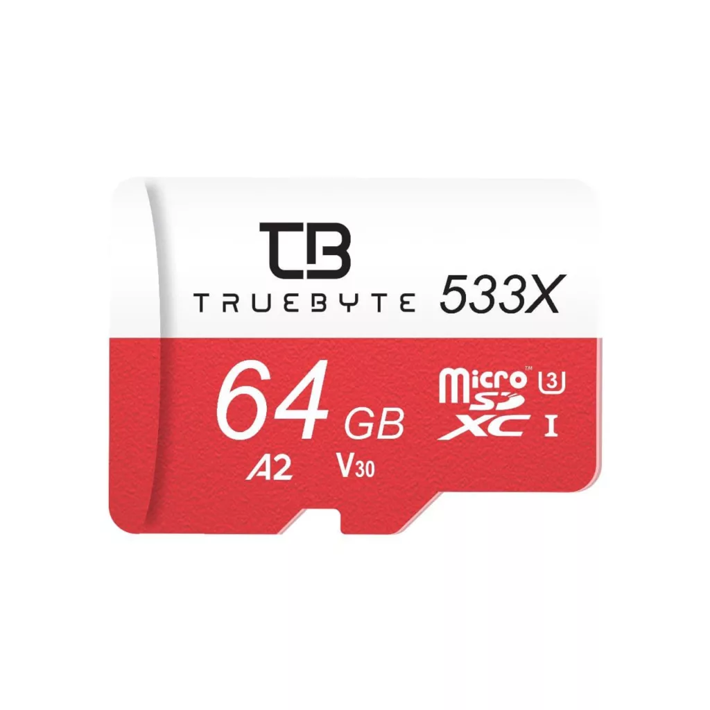 کارت حافظه microSD HC تروبایت مدل 533X-A1- V30 کلاس 10 استاندارد UHS-I U3 سرعت 80MBps ظرفیت 64 گیگابایت بسته 5 عددی