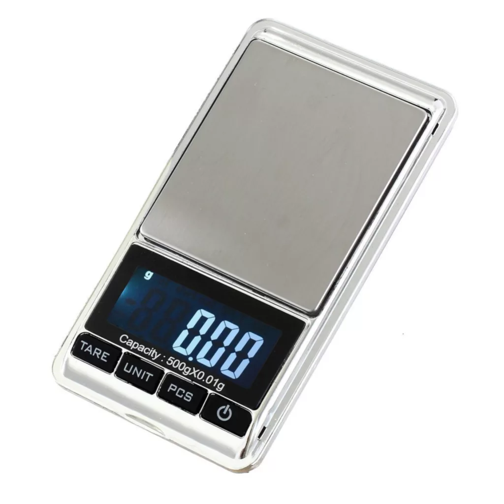 ترازو آشپزخانه دیجیتال مدل جیبی DIGITAL SCALE  حداکثر ظرفیت قابل اندازه‌گیری 0.2 کیلوگرم با دقت اندازه‌گیری 0.01 گرم
