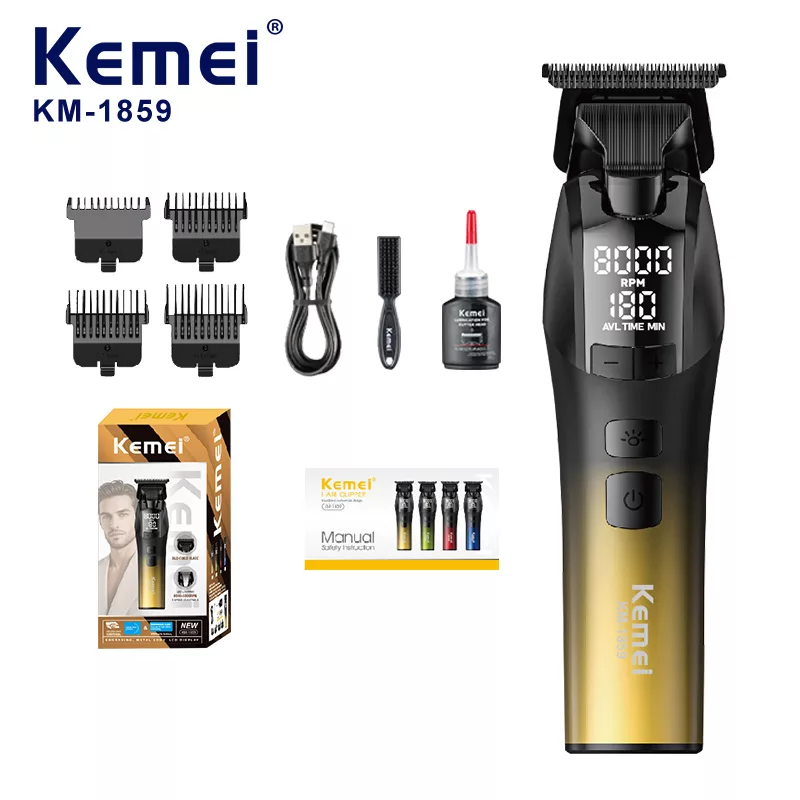 ماشین اصلاح موی سر و صورت شارژی کیمی کد KM-1859