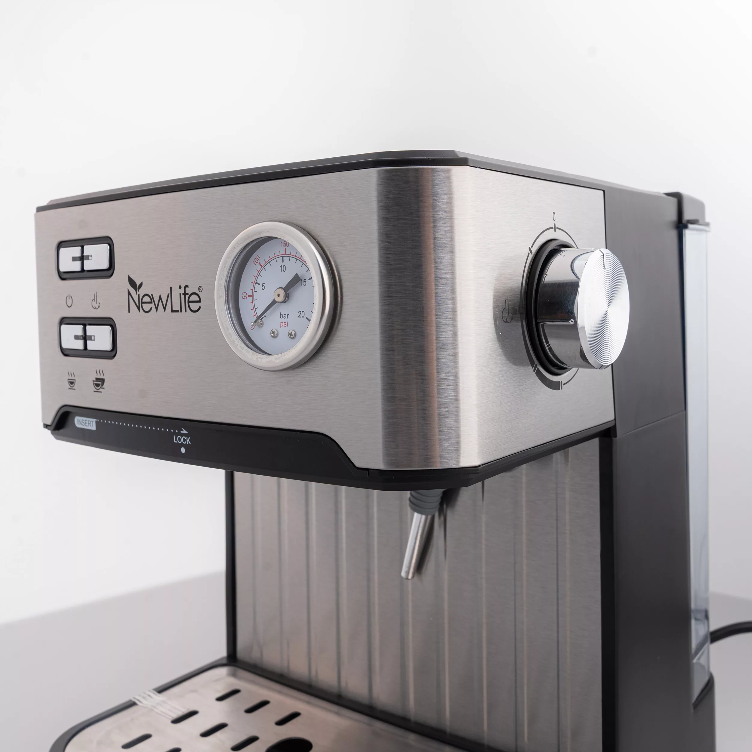 اسپرسو ساز 1800 میلی‌لیتر نیو لایف مدل EMP-13S-410
