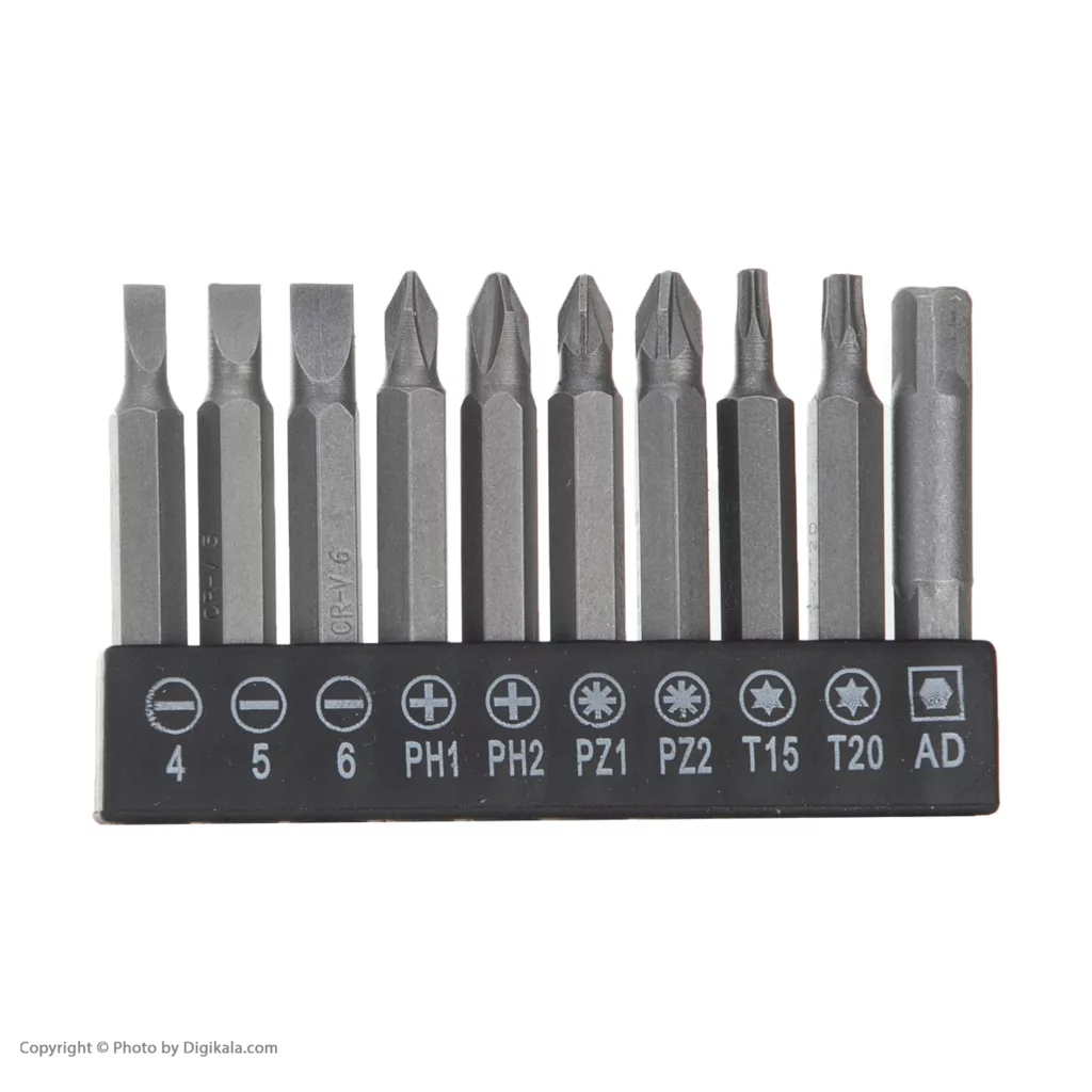 دریل پیچ گوشتی چکشی شارژی سه نظام فلزی  10 میلیمتر 198 ولت جاب مدل JB-198 POWER FULL KIT مجموعه 210 عددی