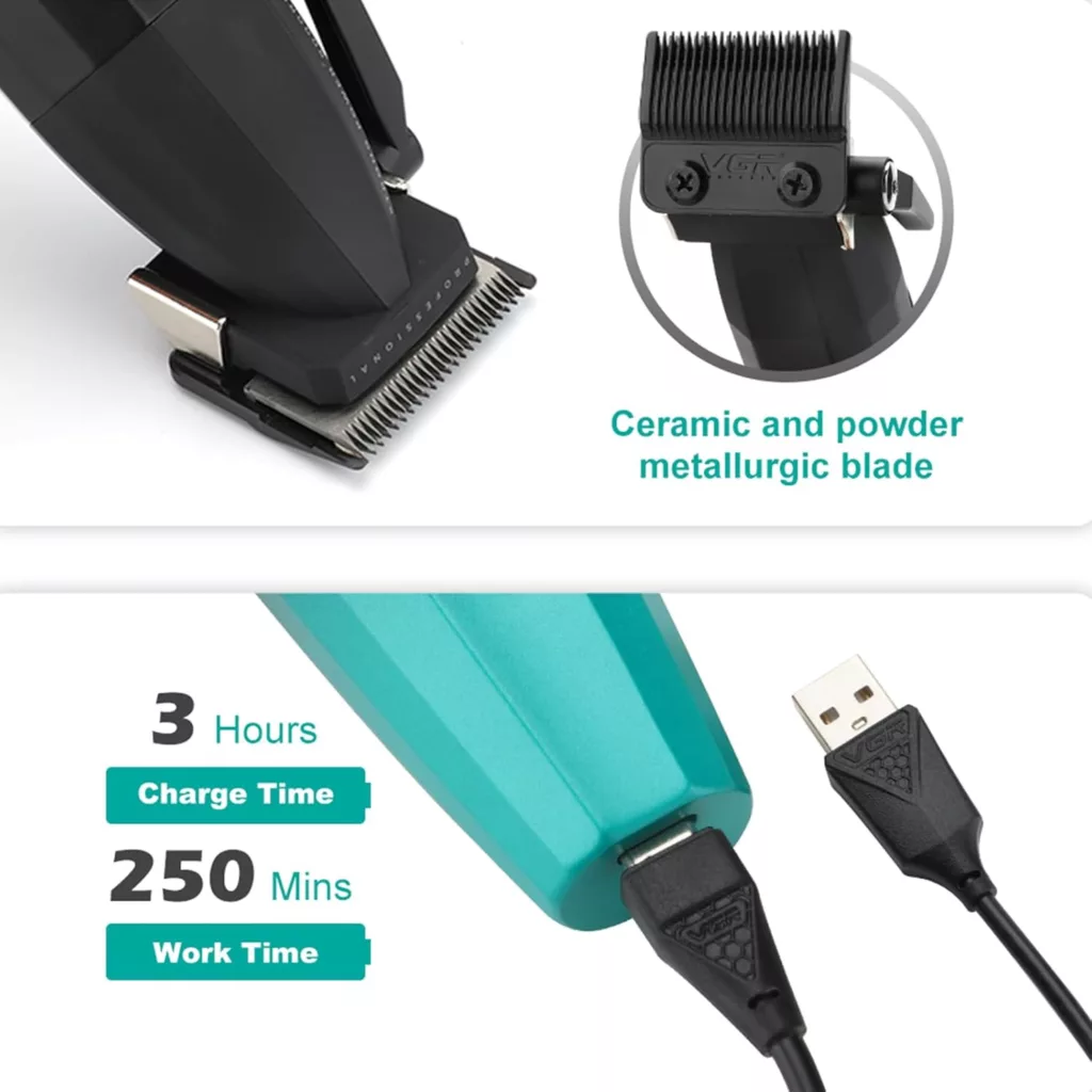 ماشین اصلاح موی سر و صورت شارژی وی جی ار مدل V-003(Stars)