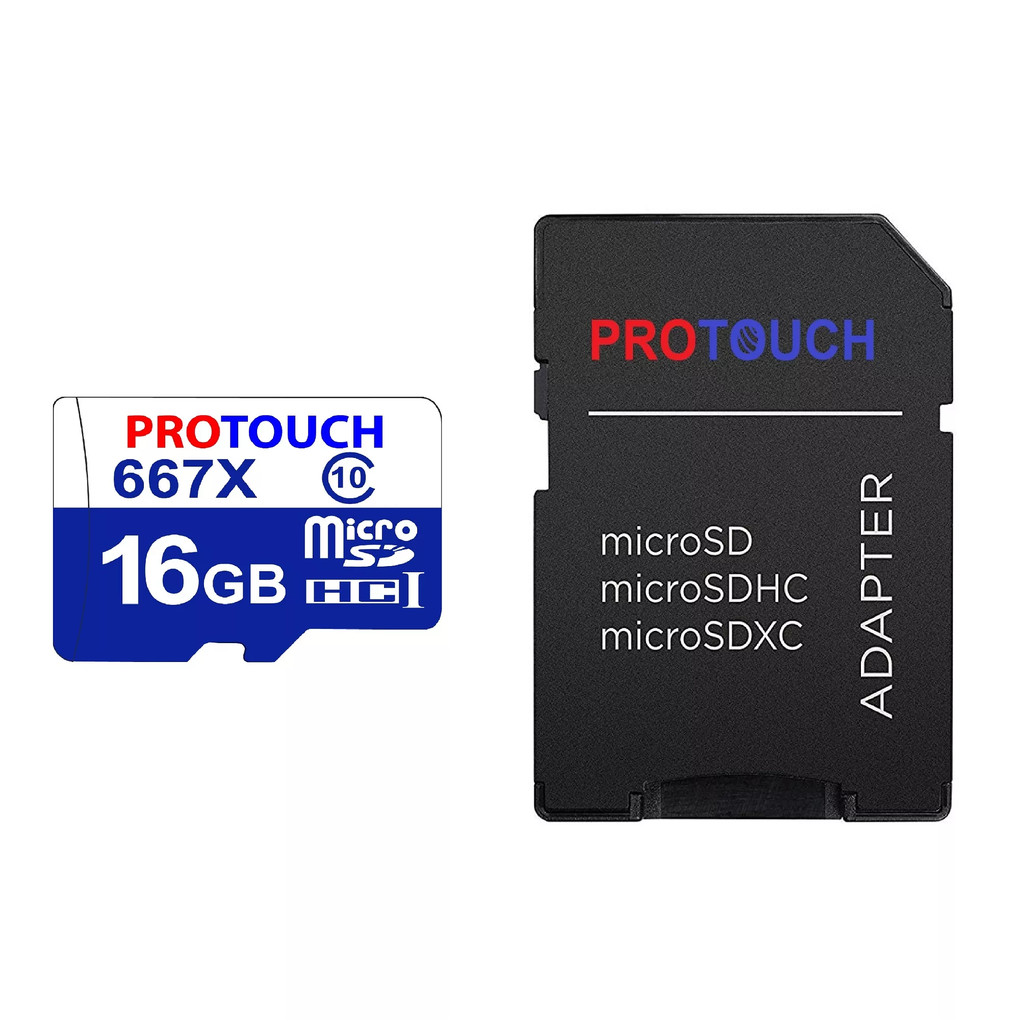 کارت حافظه‌ microSDXC پروتاچ مدل Ultra کلاس 10 استاندارد UHS-1 U3 سرعت 120MBps ظرفیت 16 گیگابایت به همراه آداپتور SD
