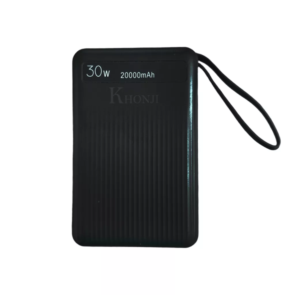 پاوربانک خنجی مدل 2025 ظرفیت 20 هزار میلی آمپر ساعت