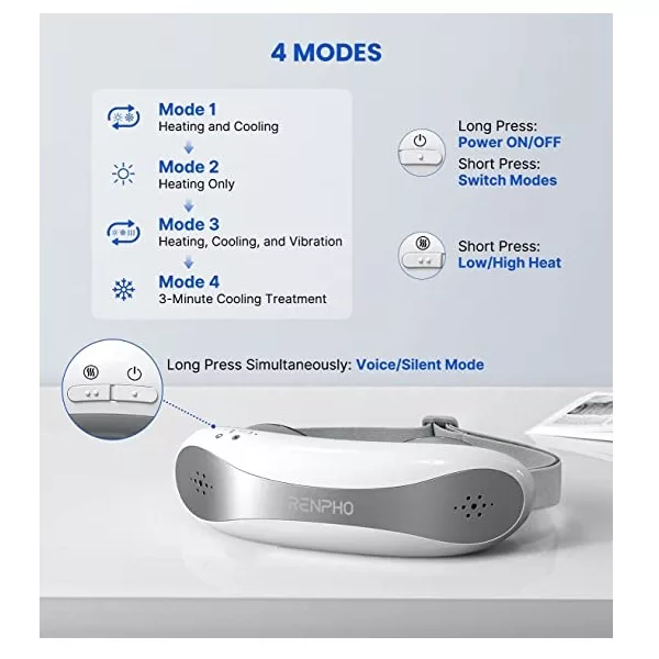 ماساژور چشم رنفو مدل R-G003