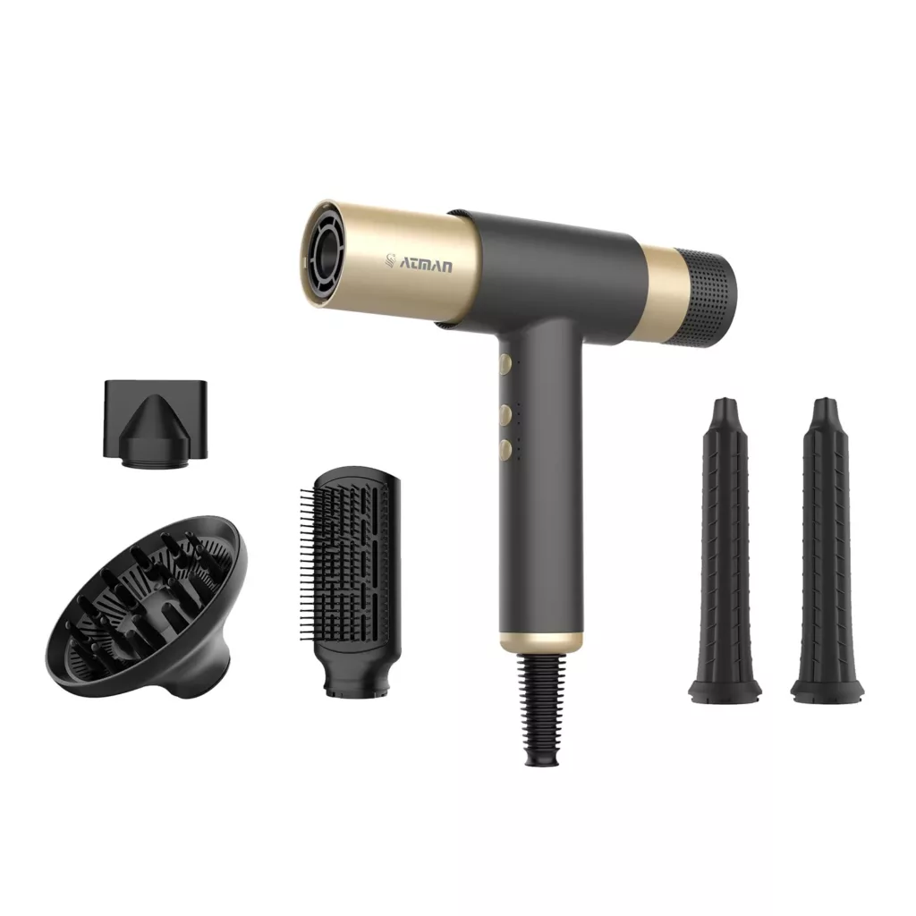 سشوار حرفه‌ای 2000 وات آتمن مدل BY-5915