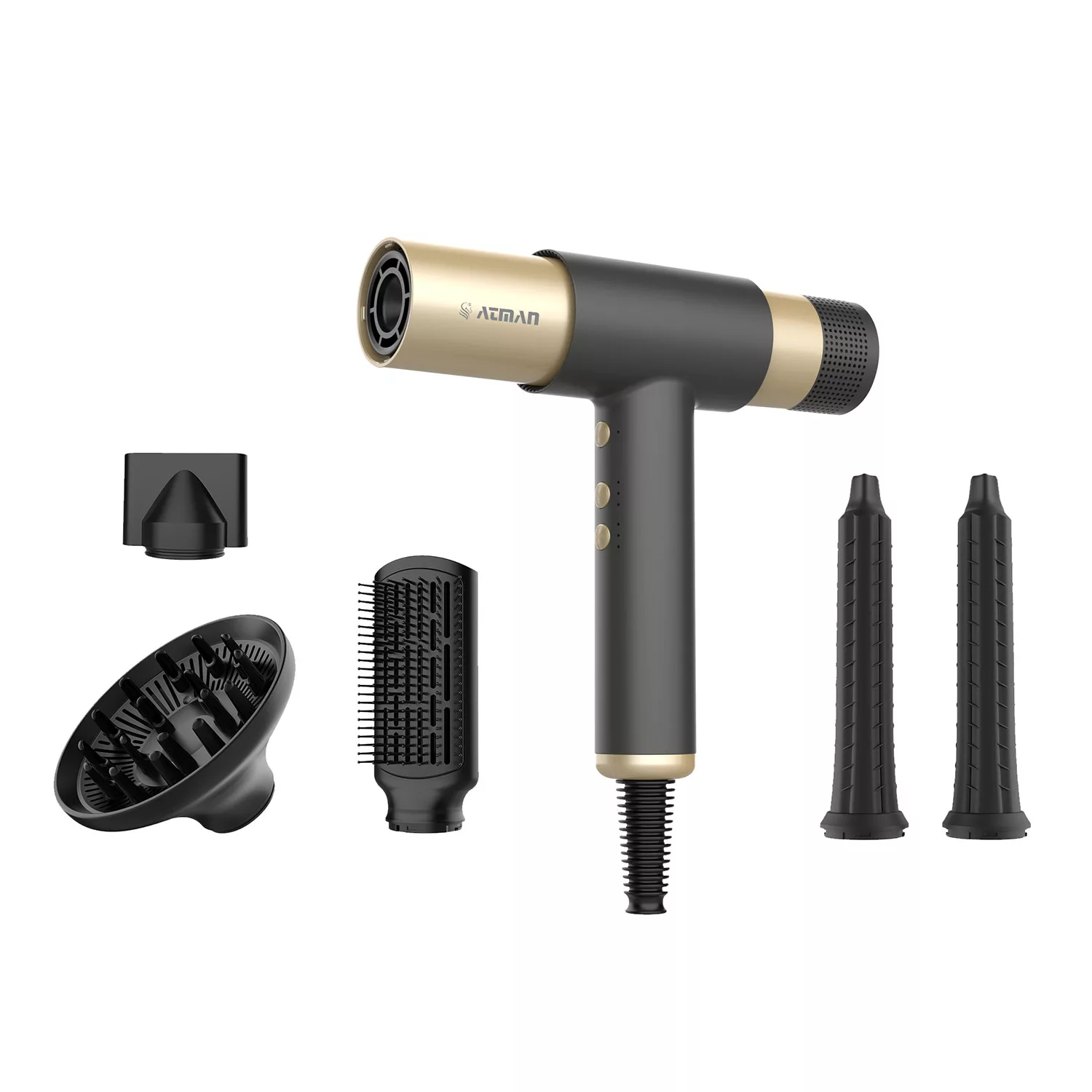 سشوار حرفه‌ای 2000 وات آتمن مدل BY-5915