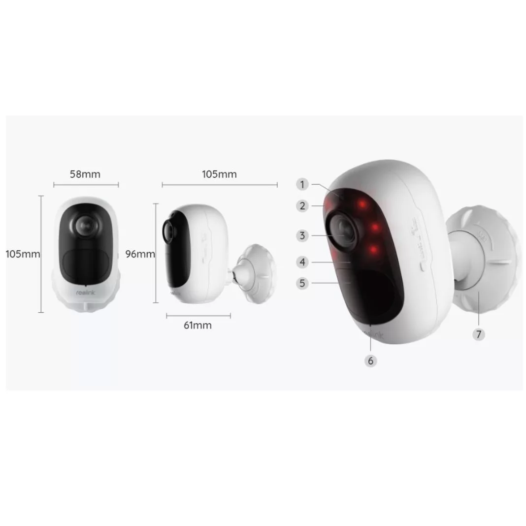 دوربین مداربسته تحت شبکه ریولینک مدل ARGUS 2E