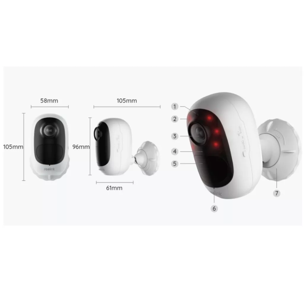 دوربین مداربسته تحت شبکه ریولینک مدل ARGUS 2E-SOLAR