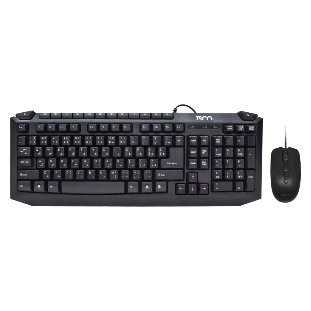 کیبورد و ماوس تسکو مدل TKM 8054N، سوییچ ممبران، Full-Size