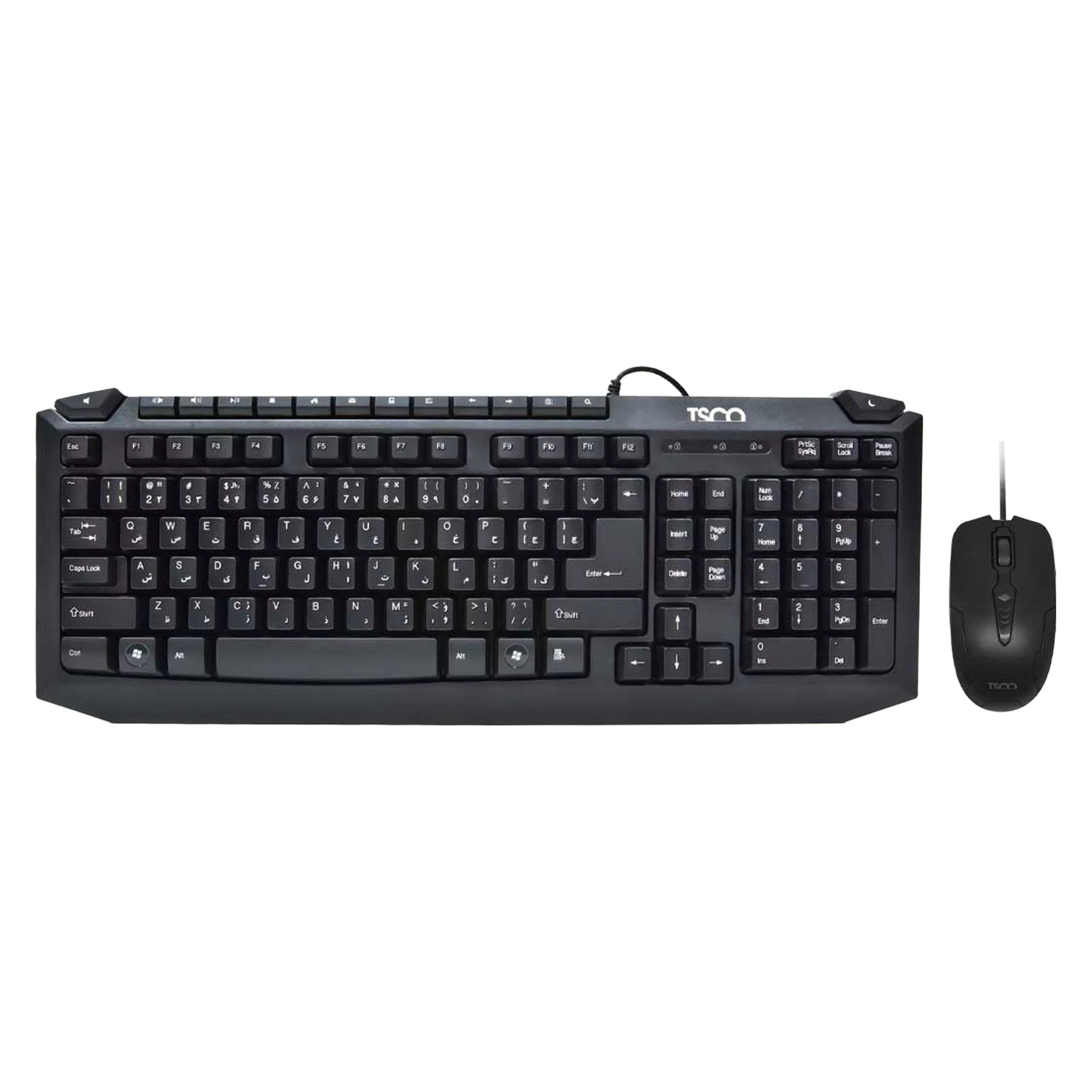 کیبورد و ماوس تسکو مدل TKM 8054N، سوییچ ممبران، Full-Size