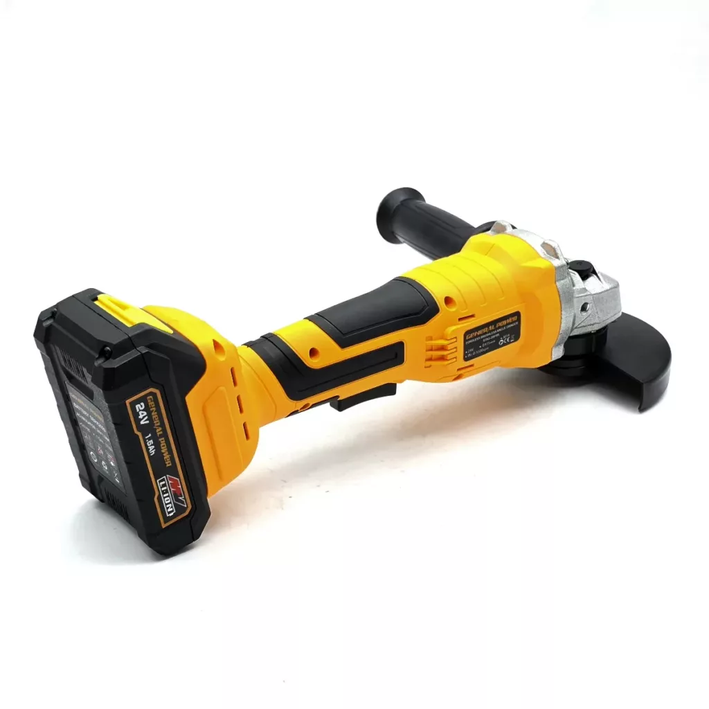 مینی فرز شارژی براشلس 115 میلی متری 24 ولت جنرال پاور مدل STAG-2001BL مجموعه 4 عددی