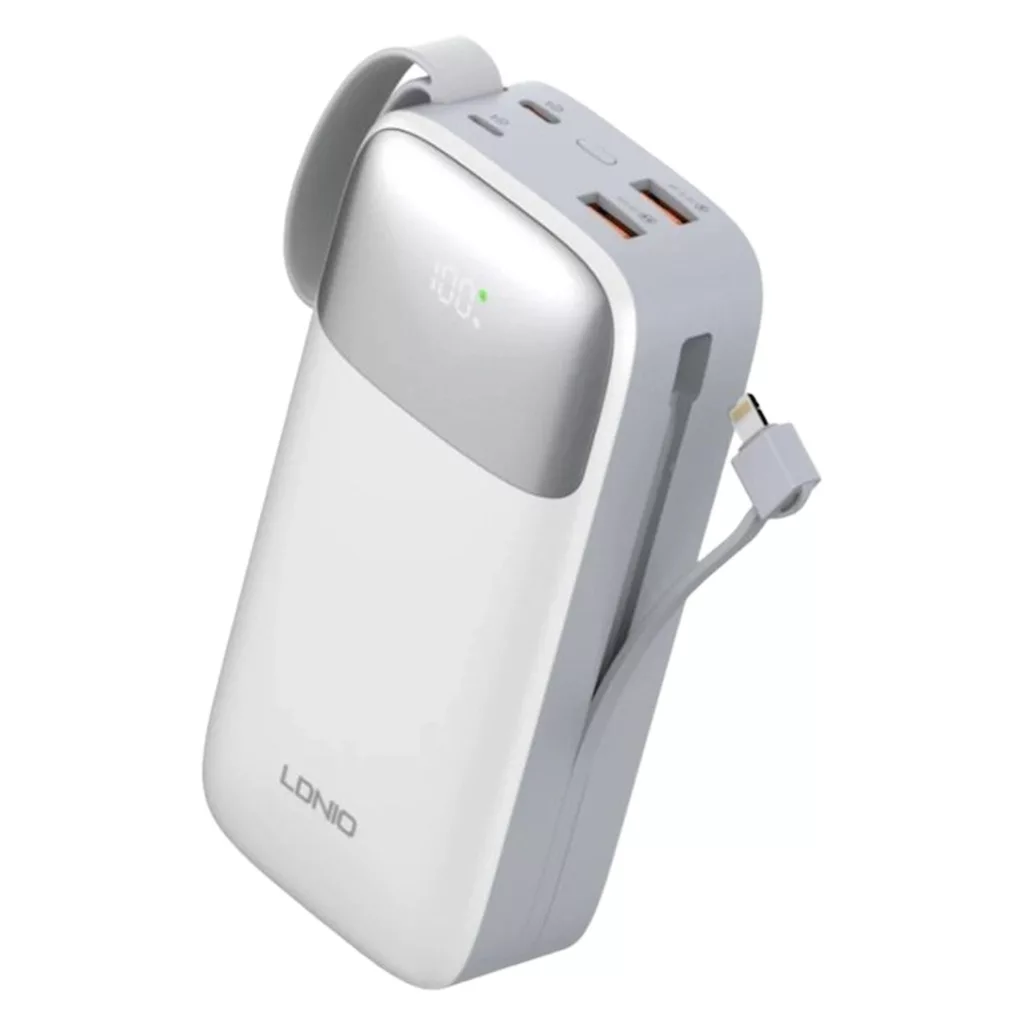 پاوربانک الدینیو مدل PQ30 ظرفیت 30000 میلی آمپر ساعت