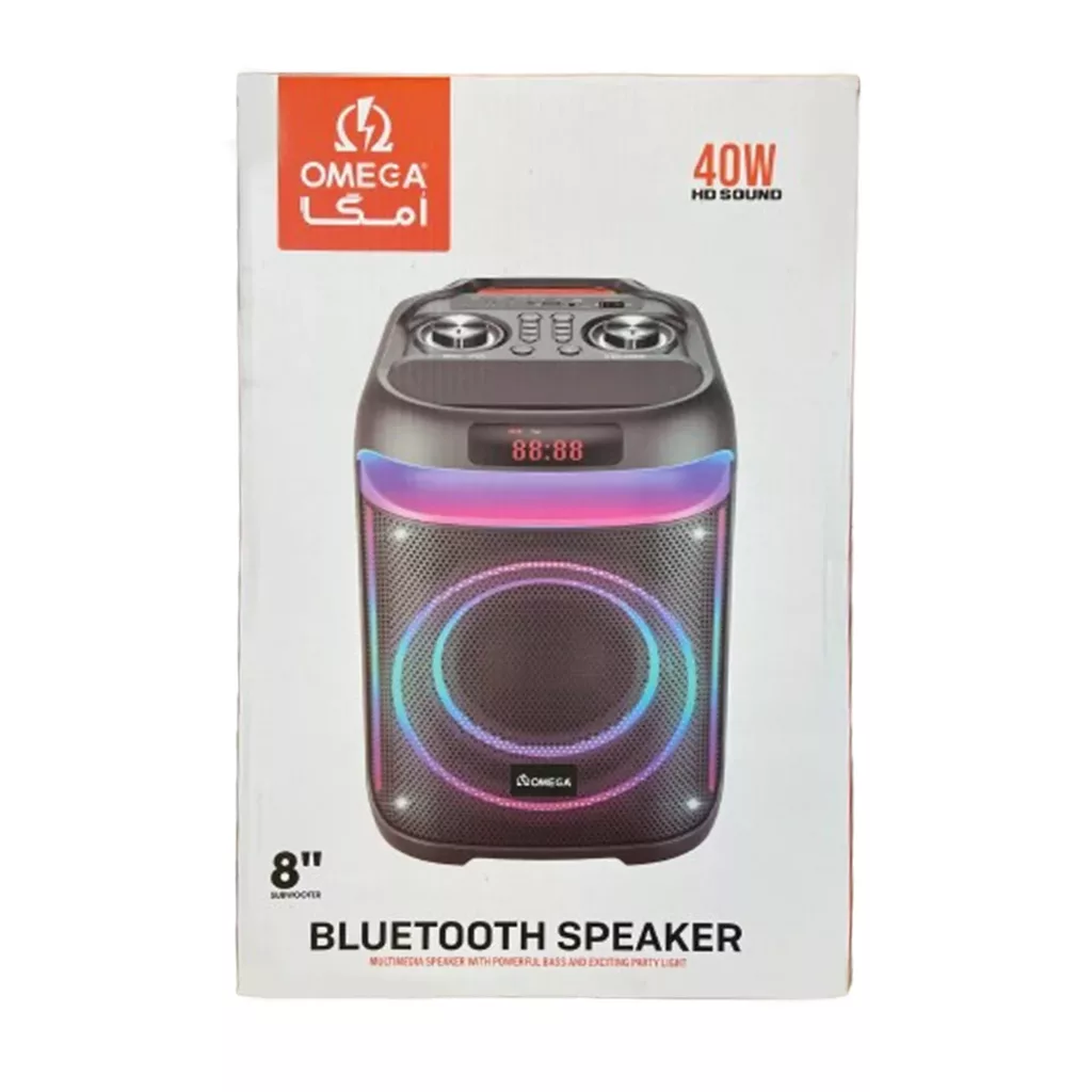 اسپیکر بلوتوثی قابل حمل امگا مدل Mini Party Box SP1000