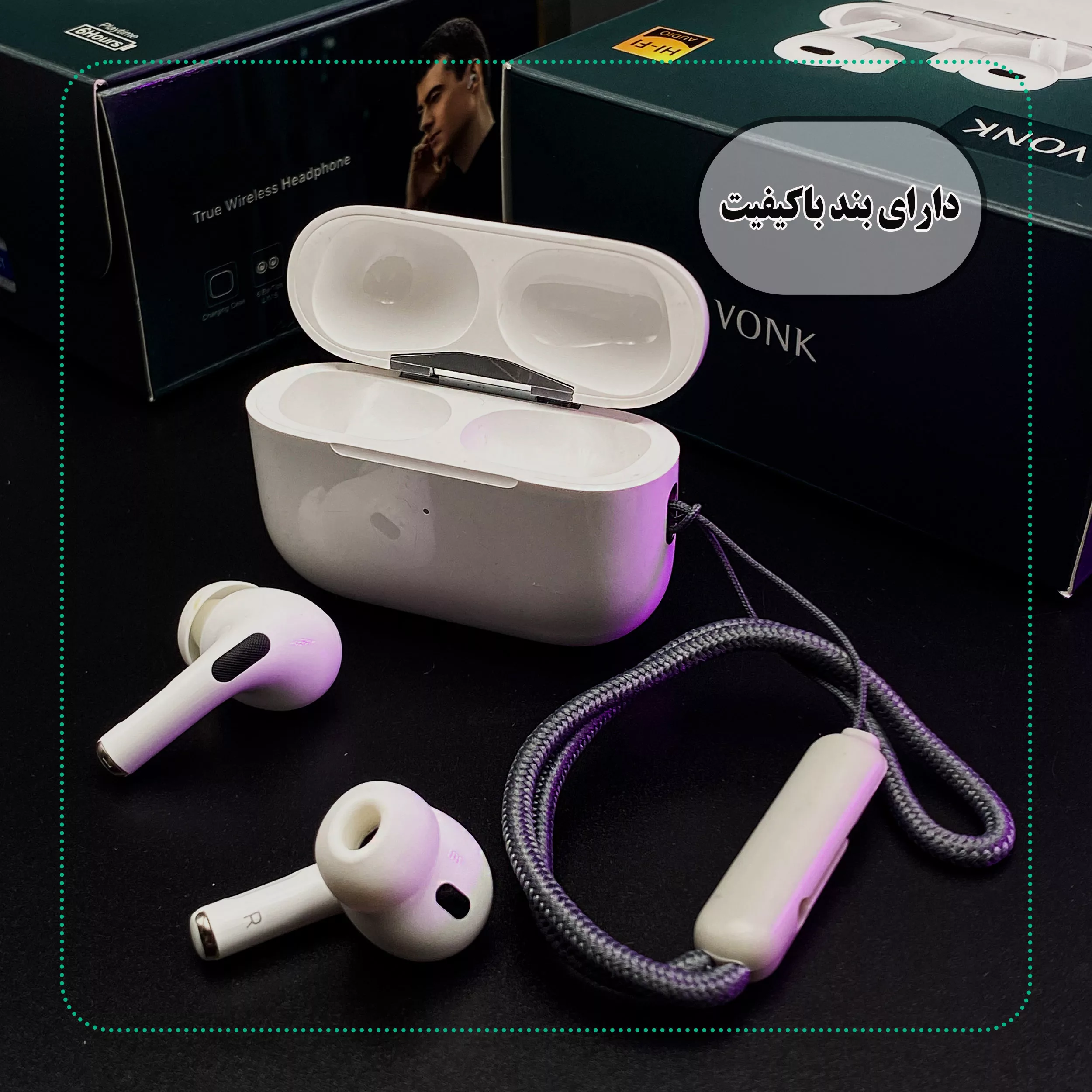 هدفون بلوتوثی وونک مدل kc40 lite