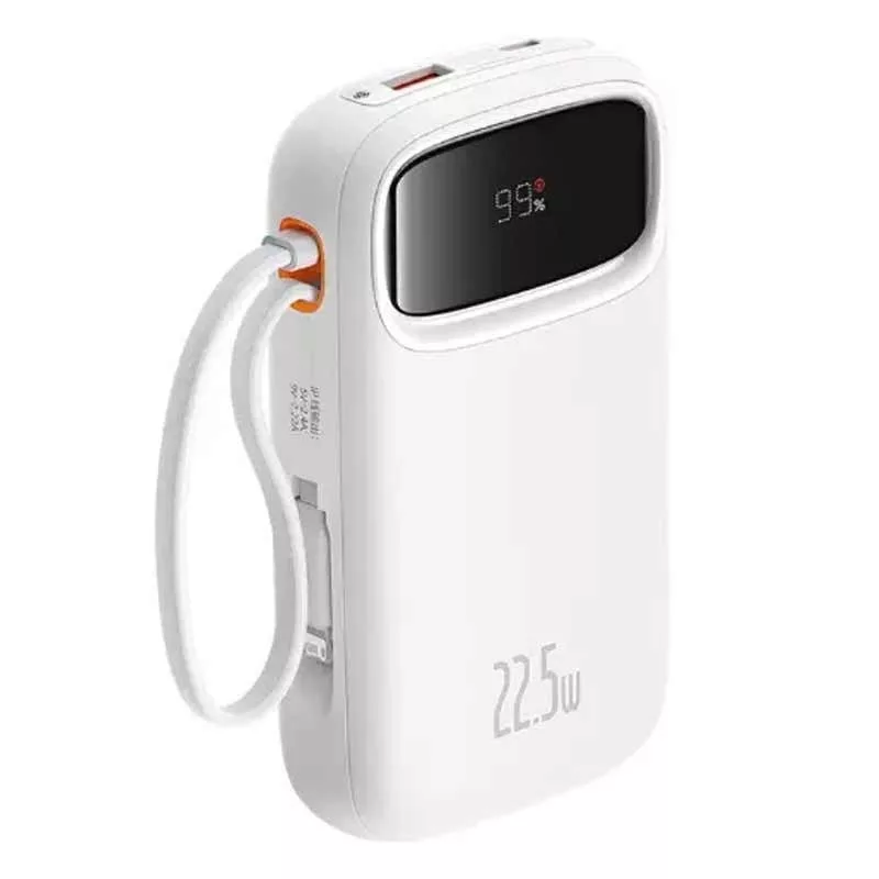 پاوربانک بیسوس مدل Qpow2 PPQD3-10 ظرفیت 10000 میلی آمپر ساعت