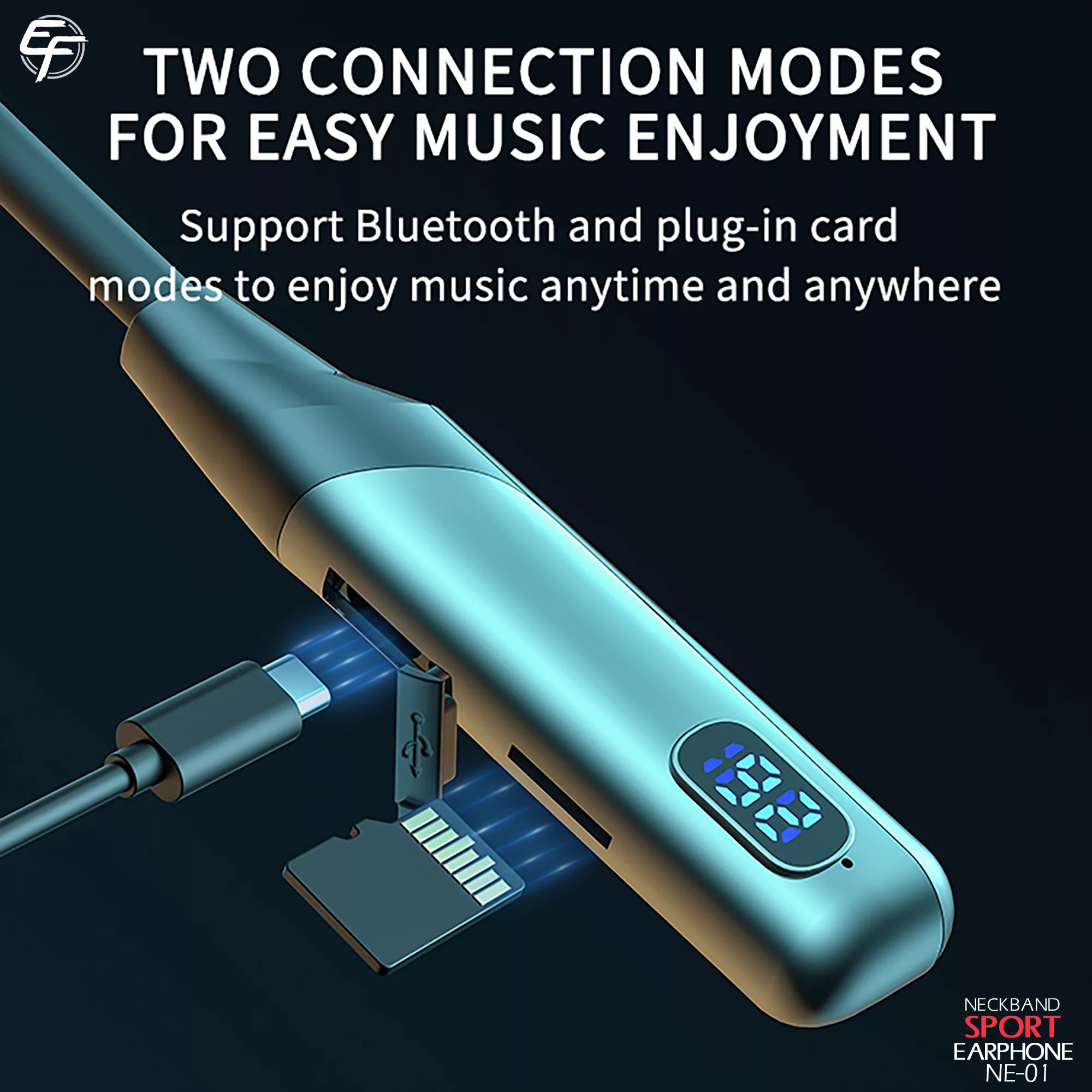 هدفون بلوتوثی ایفورج مدل NE-01