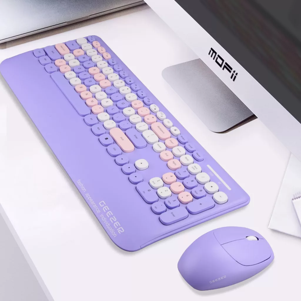 کیبورد و ماوس بی سیم گیزر مدل GEEZER G100