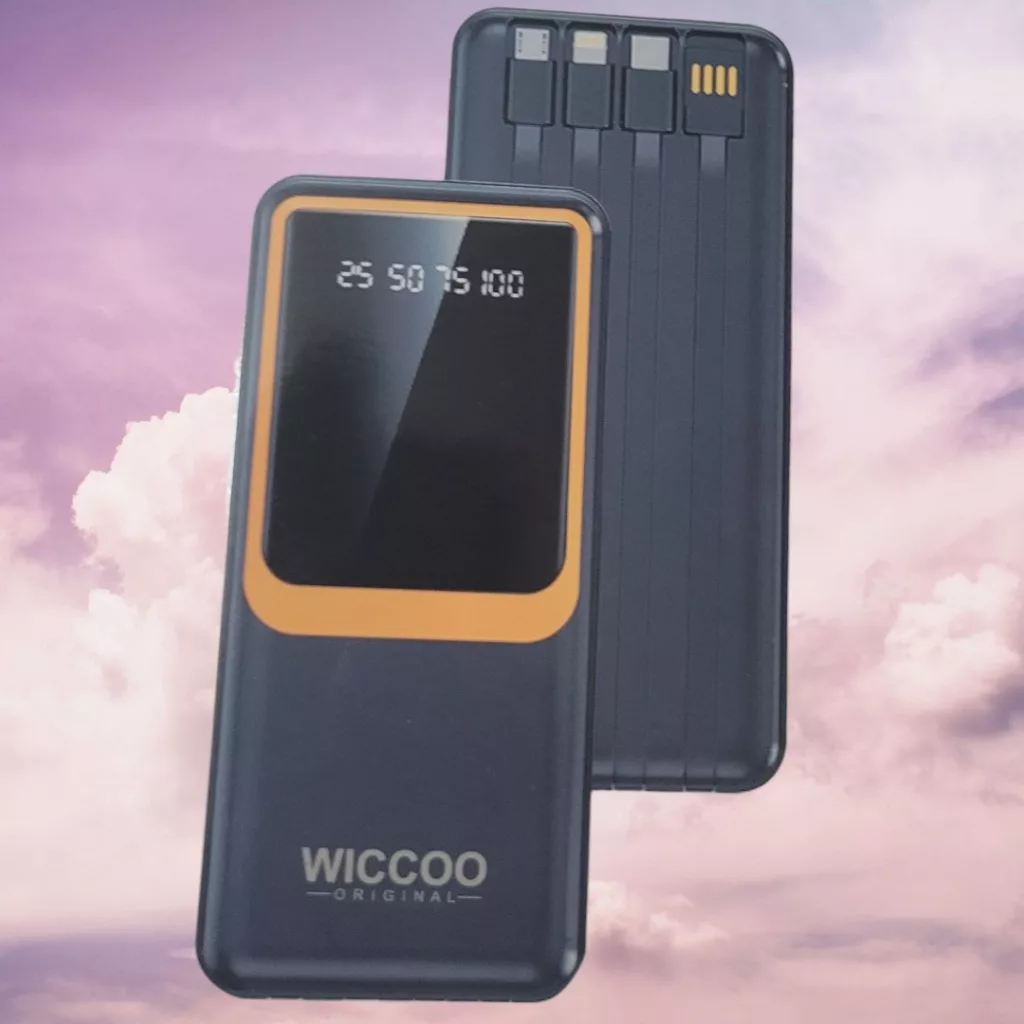 پاوربانک مدل WICC00-20000mah ظرفیت 20000 میلی آمپر ساعت