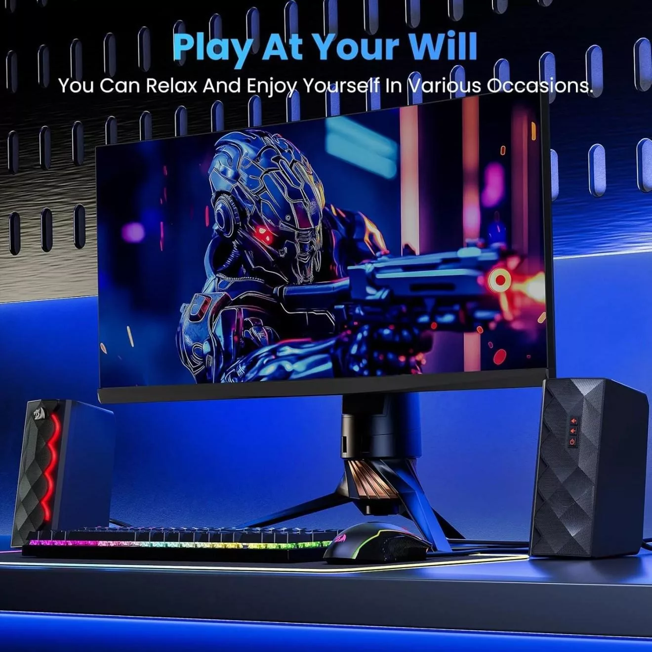 اسپیکر گیمینگ ردراگون مدل GS522 بسته دو عددی