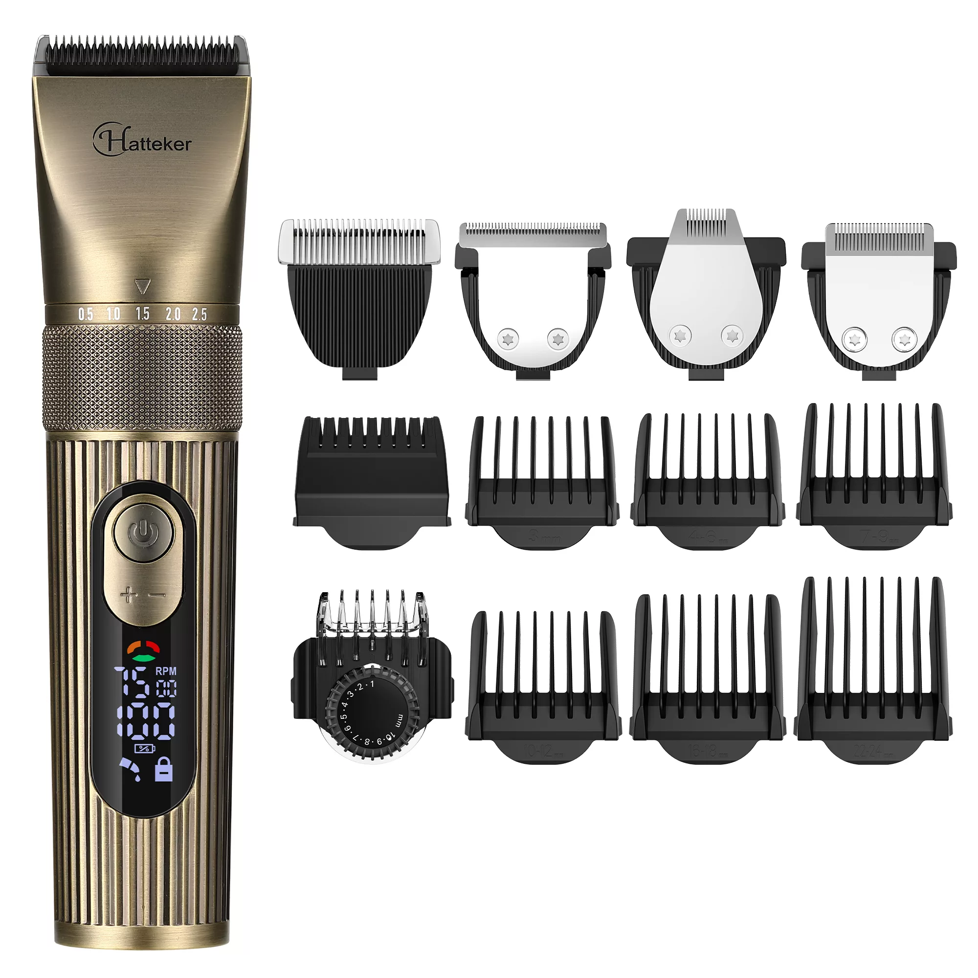 ماشین اصلاح موی سر و صورت شارژی هاتکر مدل HT-6079