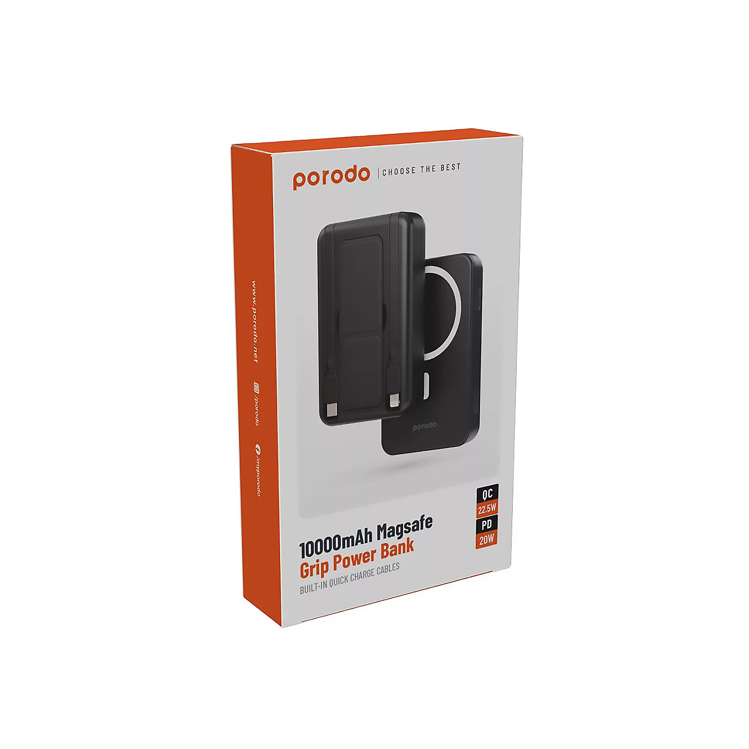 پاور بانک پورودو مدل Magsafe Stand ظرفیت 10000 میلی آمپر