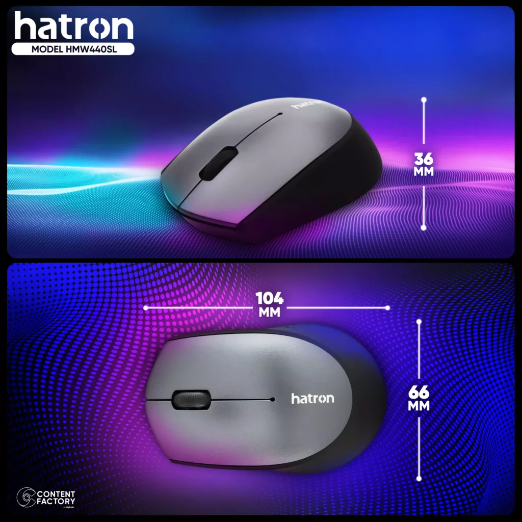 ماوس بی سیم هترون مدل HMW440SL