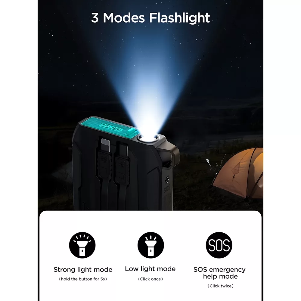 پاوربانک جوی روم مدل JR-L017 ظرفیت 10000 میلی آمپرساعت