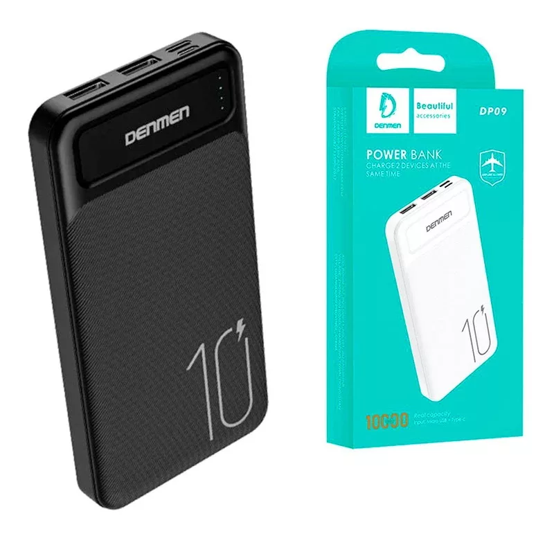 پاوربانک دنمن مدل REAL DP ظرفیت 10000 میلی آمپر ساعت
