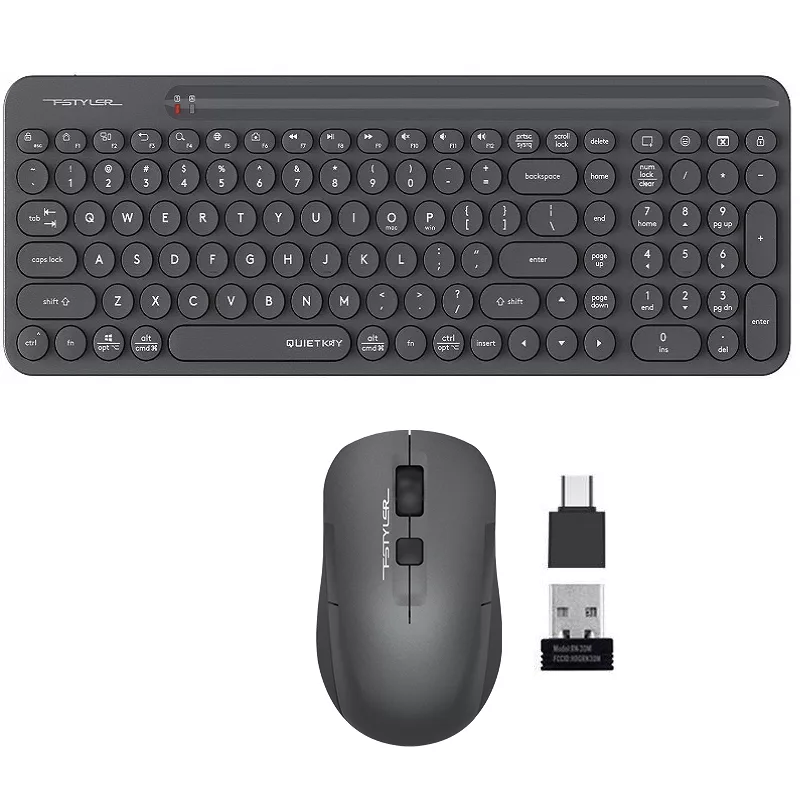 کیبورد و ماوس بی سیم ای فورتک مدل FG_33OO_AIR2