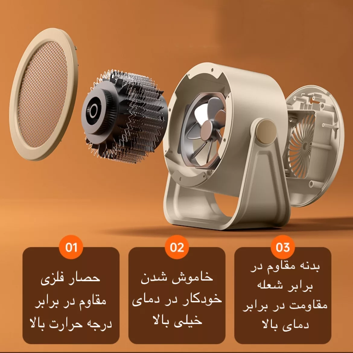 هیتر برقی رومیزی مدل LKS-500