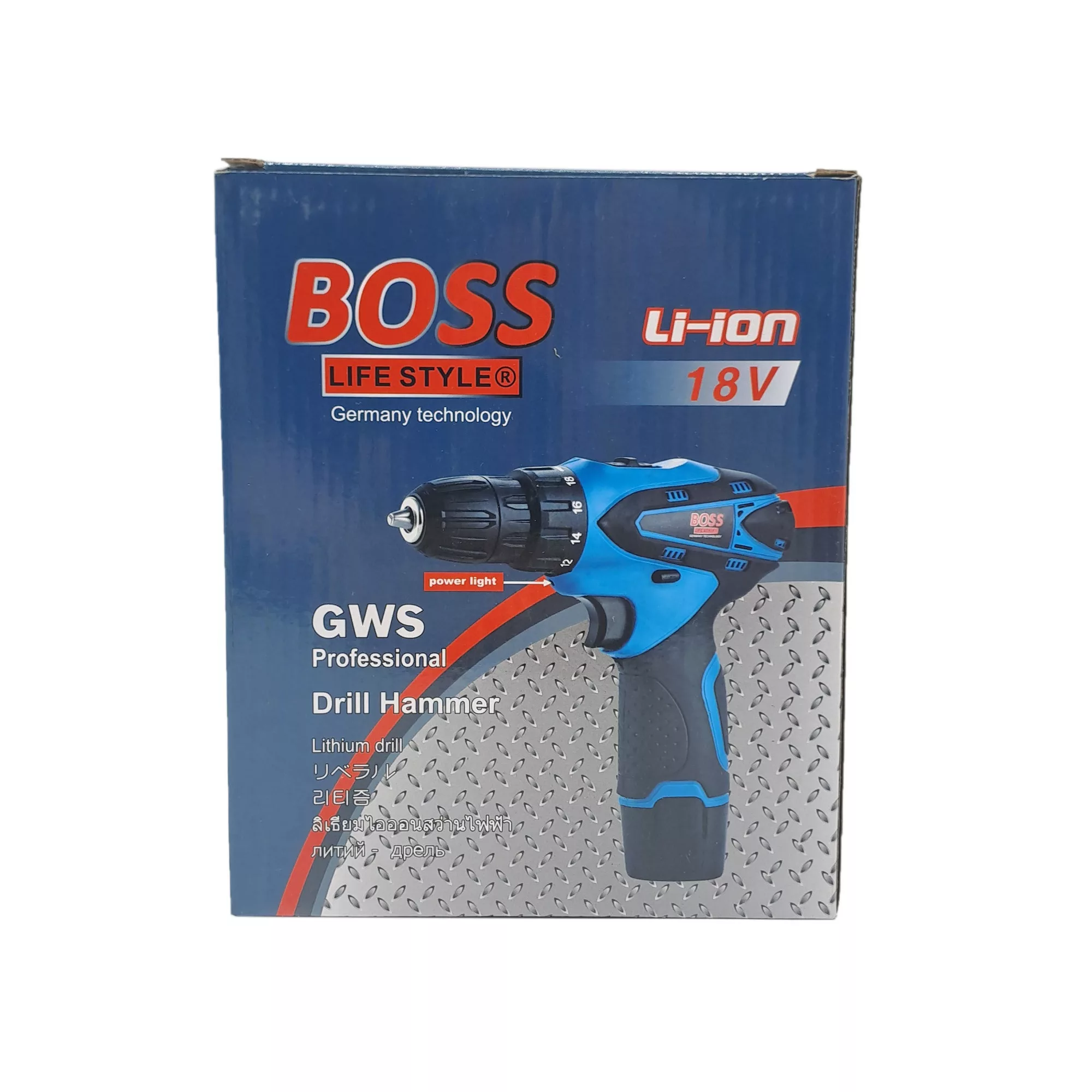 دریل پبچ گوشتی شارژی صنعتی باس مدل 18V کد01