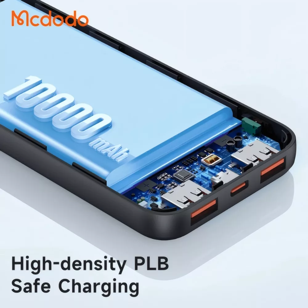 پاوربانک مک دودو مدل MC-463 LED Version ظرفیت 10000 میلی آمپرساعت