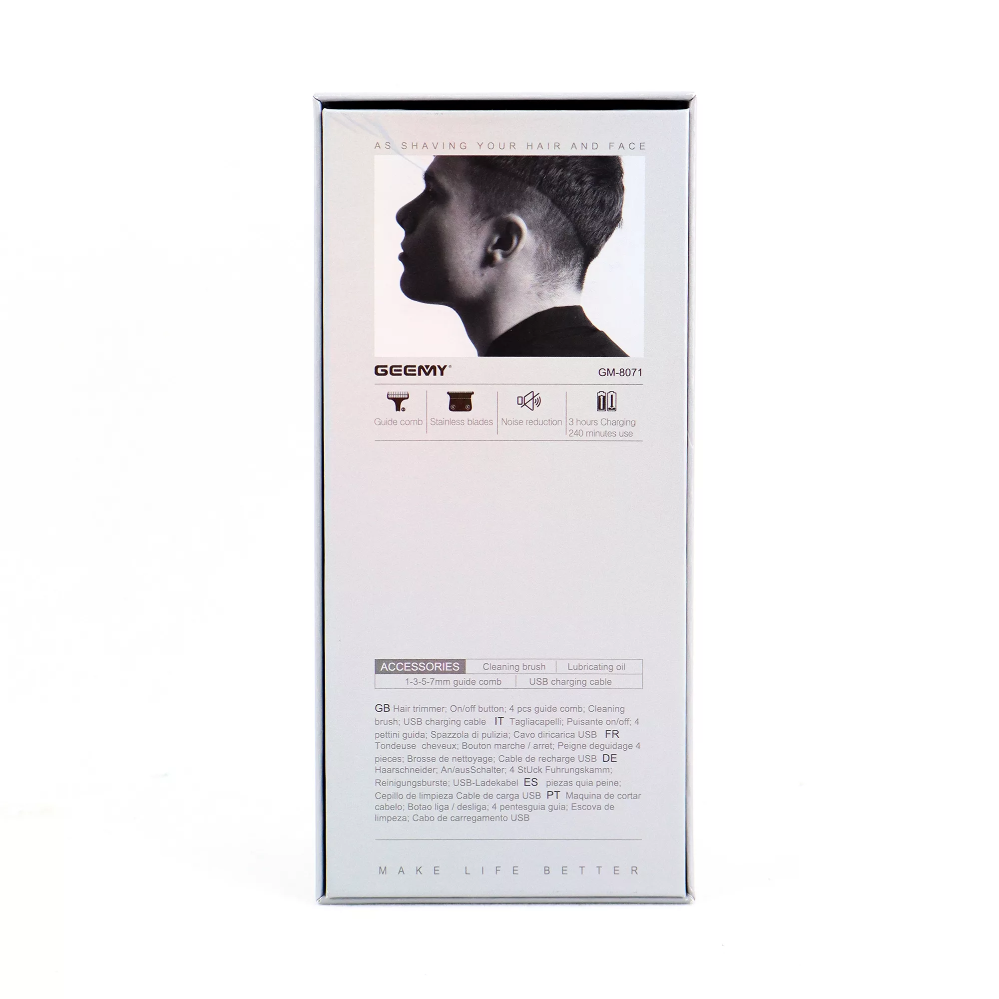 ماشین اصلاح موی سر و صورت شارژی جیمی مدل GM-8071
