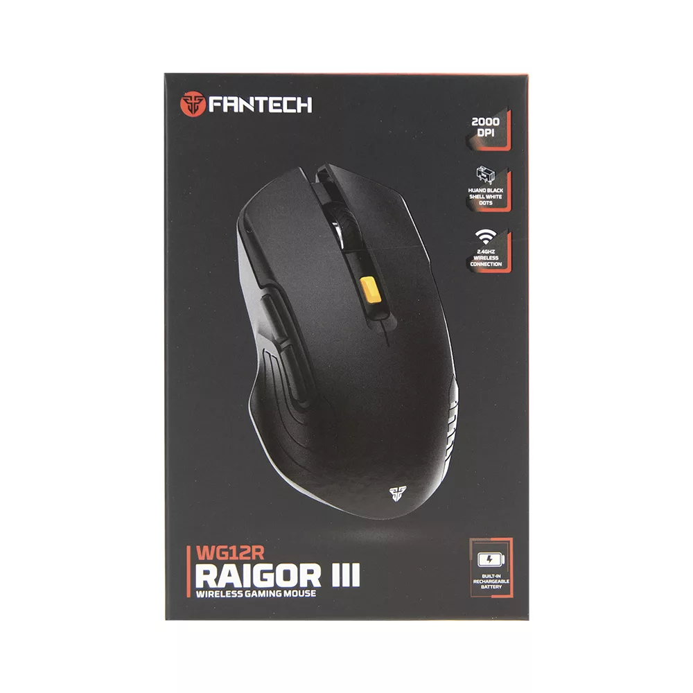 ماوس بی سیم گیمینگ فنتک مدل RAIGOR III WG12R