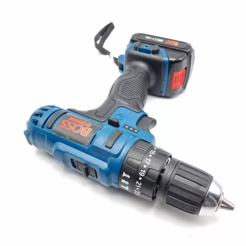 مجموعه 98 عددی دریل پیچ گوشتی چکشی شارژی باس مدل Li-ion