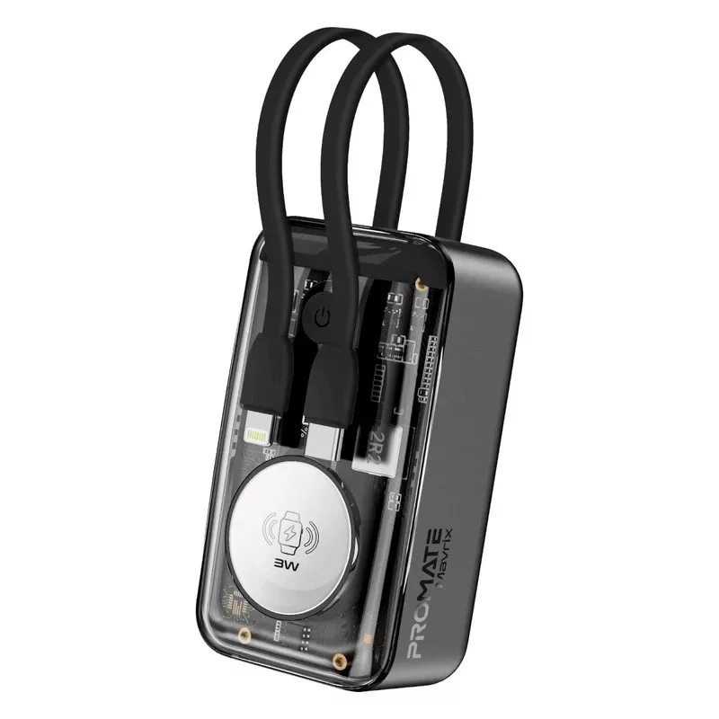 پاوربانک پرومیت مدل MAVRIX ظرفیت 10000 میلی آمپر ساعت