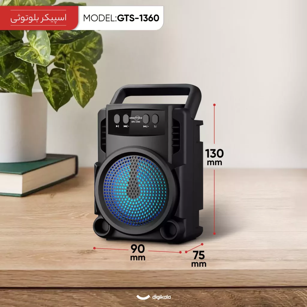 اسپیکر بلوتوثی قابل حمل ای ال وی مدل GTS-1360