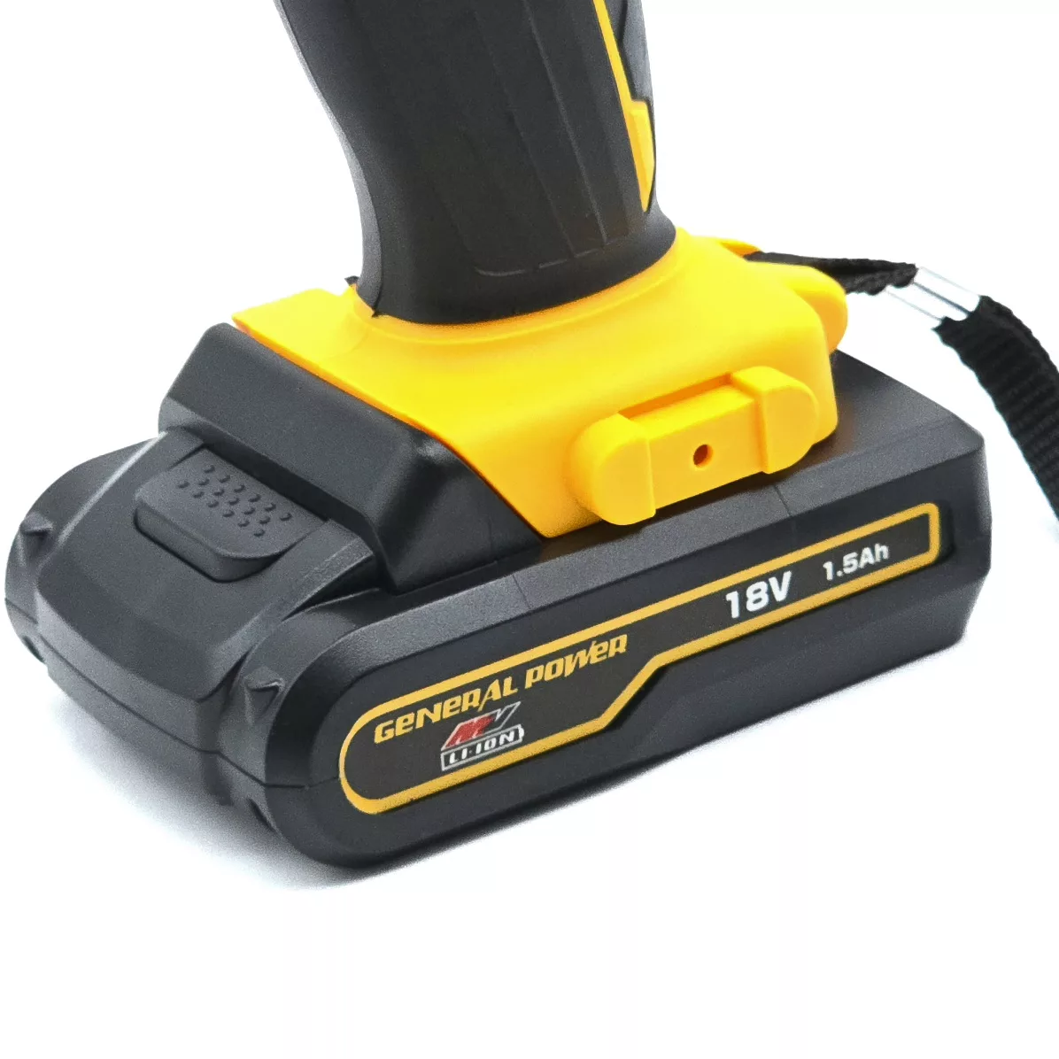 دریل پیچ گوشتی شارژی سه نظام 10 میلی متری 18 ولت جنرال پاور مدل 12M01.1